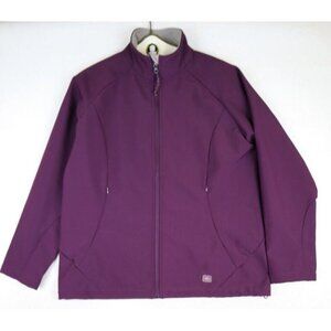 CHARLES RIVER APPAREL - WOMEN'S PURPLE FULL JACKET - SIZE L